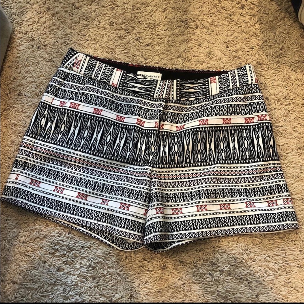 Super adorable Red and black patterned shorts!